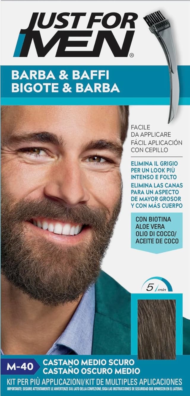 Thumbnail 6 de Just for Men M-45 Tinte gel para barba 5 min