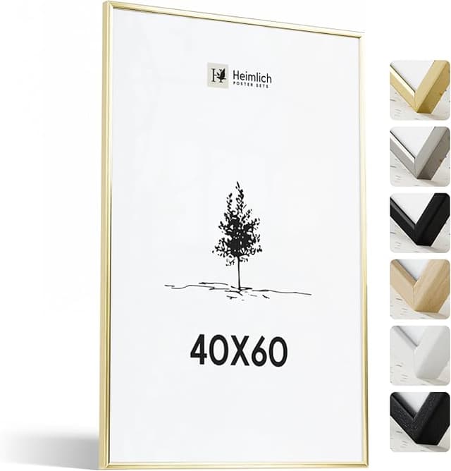 Imagen de Heimlich® Marco de Fotos 40x60 cm Dorado 🖼 en OfertitasTOP