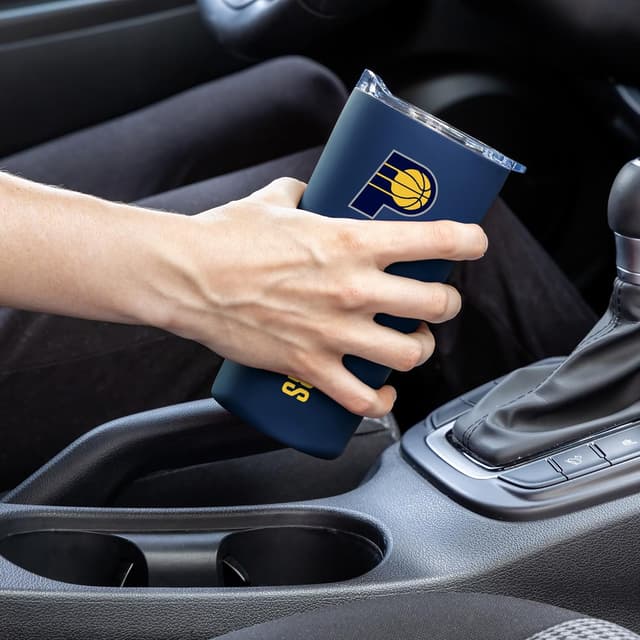 Detalle de Rico Industries NBA Modern 18oz Stainless Steel Tumbler (Unisex)