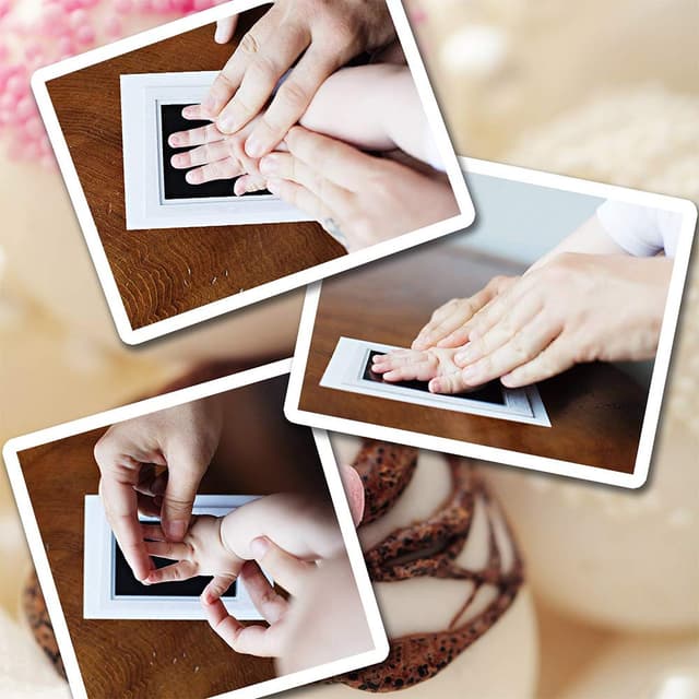 Detalle 2 de TOPHOPE Baby Abdruckset für Hand- und Fußabdruck mit Clean Touch Stempelkissen 👶?
