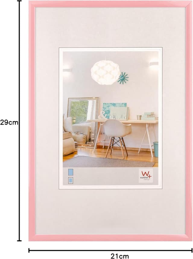 Thumbnail 4 de Walther Design Marco de Fotos Rosa 21x29.7 cm 📸