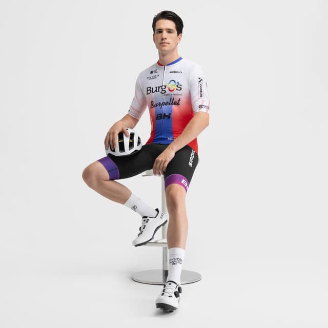 Detalle 1 de Siroko Maillot corto hombre Burgos Burpellet