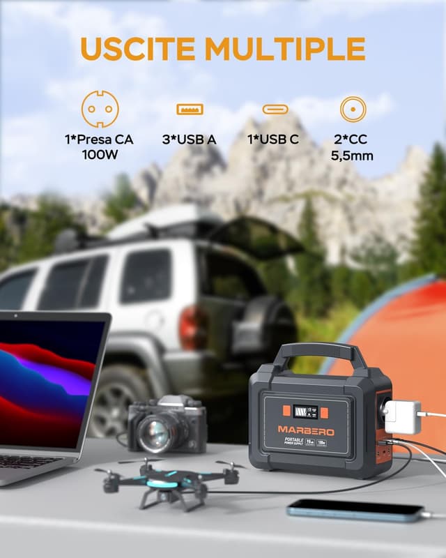 Thumbnail 2 de MARBERO 26400mAh Centrale Elettrica 98Wh