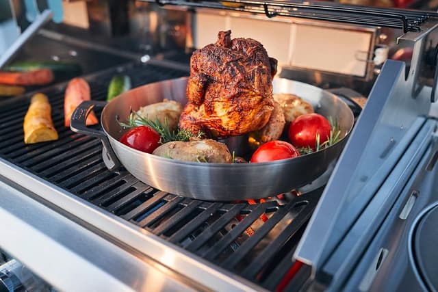 Detalle de Enders Switch Grid Plancha barbacoa acero inoxidable