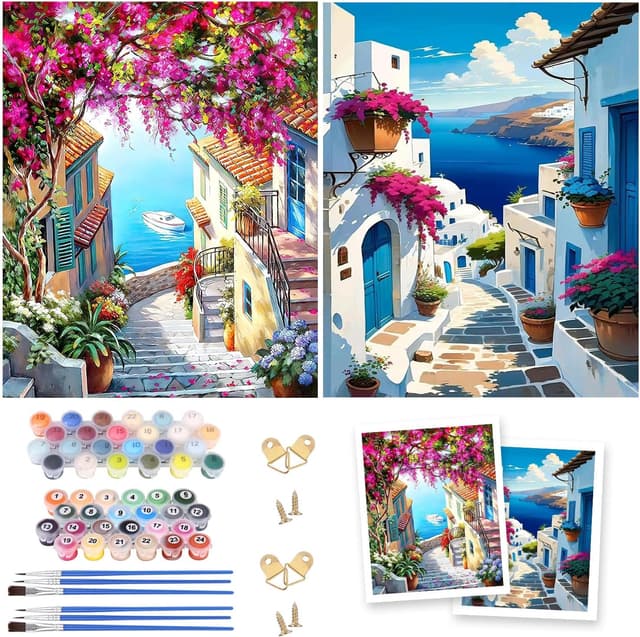 Detalle de Peinture par numéros 50 x 40 cm DIY