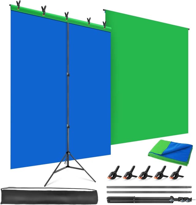 Imagen de JEBUTU Blau Grün Fotohintergrund 1,5x2 m en OfertitasTOP