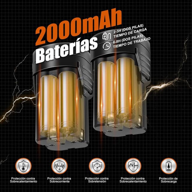 Thumbnail 4 de Kebtek Tijeras de Podar Eléctricas Profesionales ⚡ 25mm