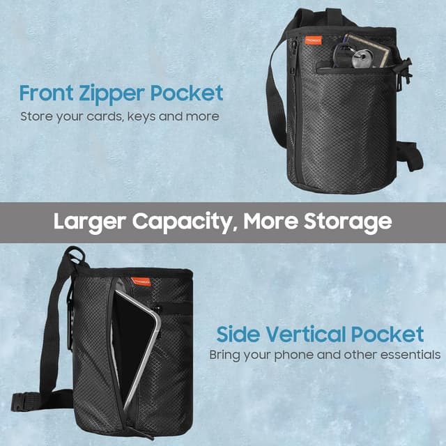 Thumbnail 1 de MoKo Climbing Chalk Bag with Brush