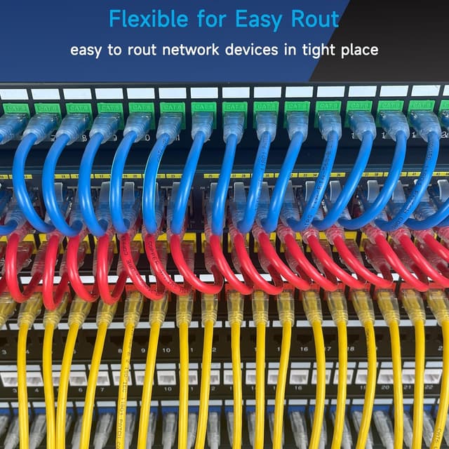 Thumbnail 2 de CAT 6 Ethernet Patch Cable 6 ft 10 Pack