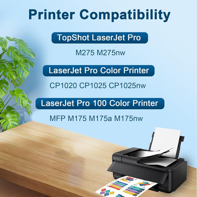 Detalle 2 de Cartucce toner 126A compatibili HP 4 pacchi