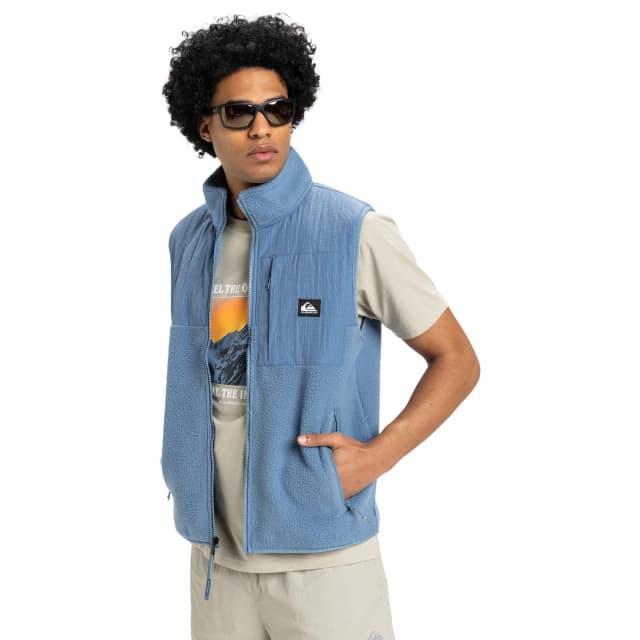 Detalle de Quiksilver Clean Coast Gilet: chaleco de hombre de outdoor con Warmflight