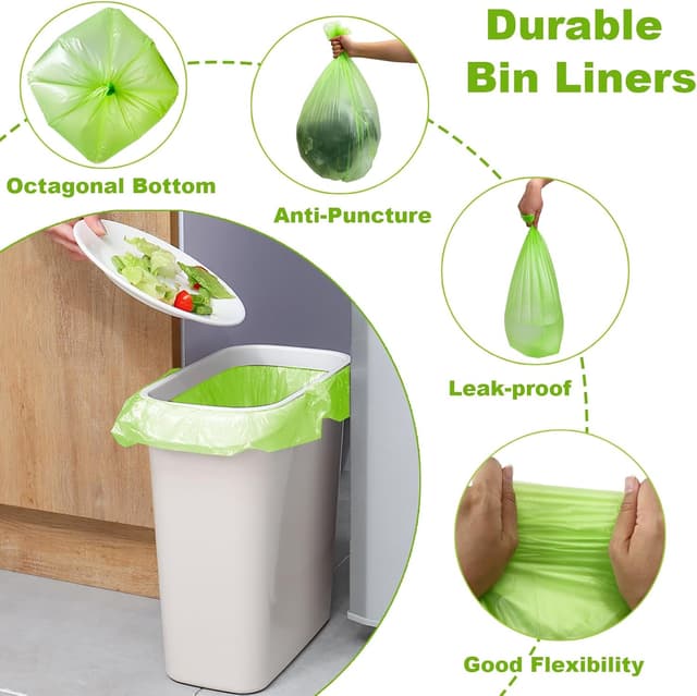 Thumbnail 6 de XOTOZO 30L compostable bin liners, 100 bags