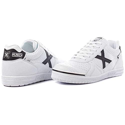 Detalle 2 de Munich G-3 Kid Profit para niños unisex (blanco/negro) con cordones