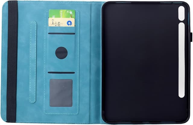 Detalle 2 de ONETHEFUL Rotierende Hülle für Samsung Galaxy Tab S11 (11 Zoll, 2025) – PU-Leder Tablet Case in Blau