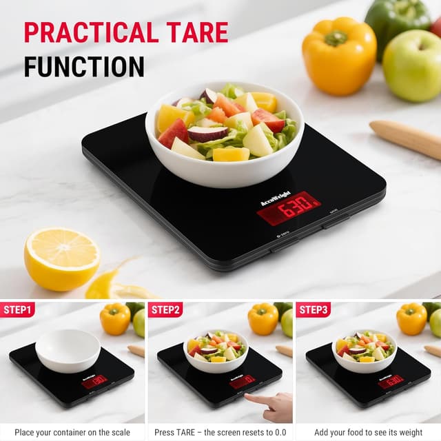 Thumbnail 4 de ACCUWEIGHT 201 digital kitchen scale 5kg