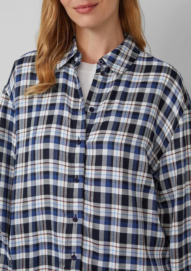 Thumbnail 2 de s.Oliver Feincord-Bluse Turn-Up Rückenraffung