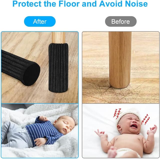 Thumbnail 4 de OSDUE Stuhlsocken 24 Stück