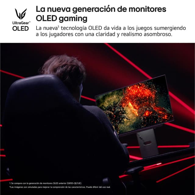 Thumbnail 3 de LG 27GX790A-B 27' 480Hz OLED para gaming