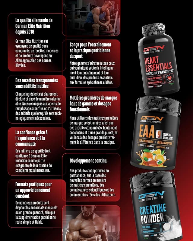 Thumbnail 6 de Turkesteron Max GEN GERMAN ELITE NUTRITION – 120 capsules (1510 mg par portion journalière, vegan)