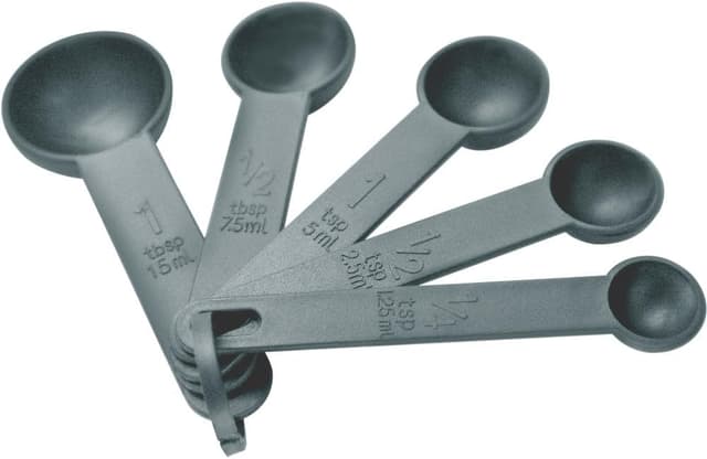 Detalle de Lot de 5 cuillères à mesurer NERTHUS FIH 1381 (1,25 ml à 15 ml) pour cuisson et pâtisserie