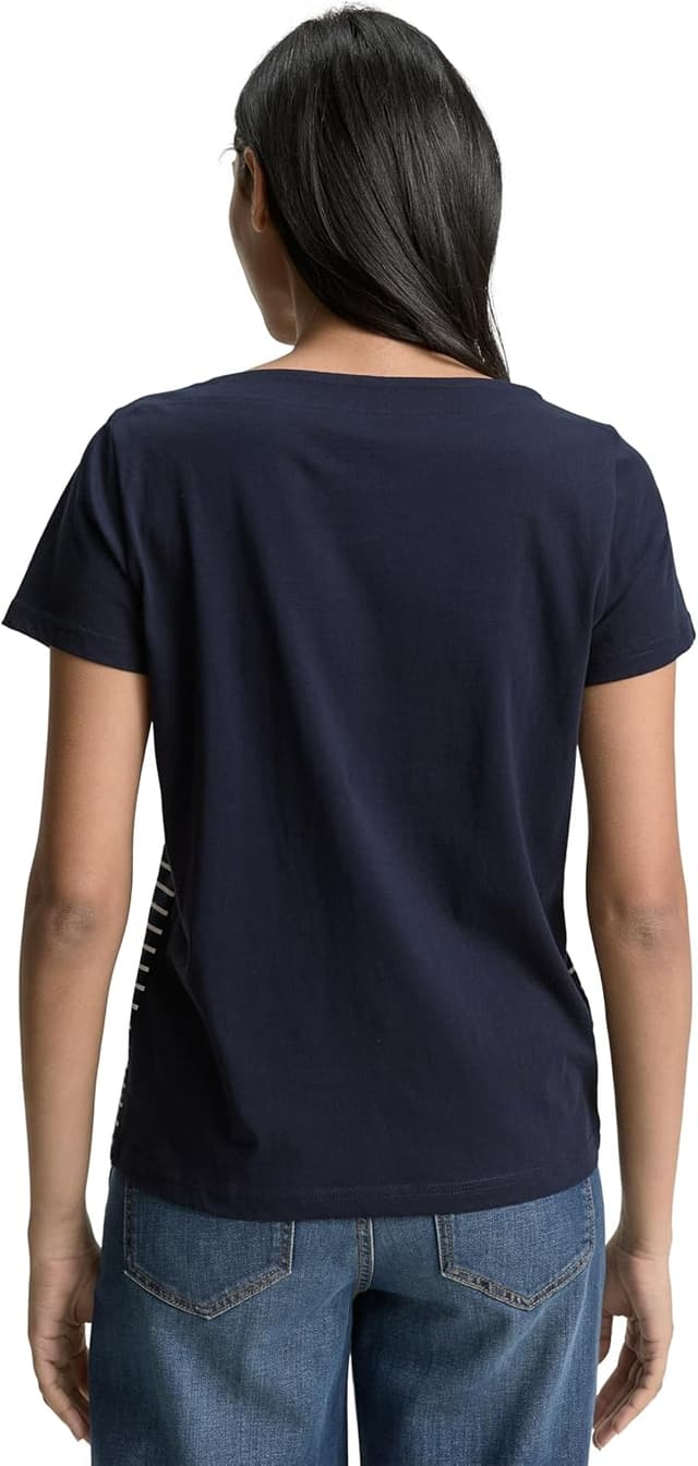 Detalle de Tom Tailor 1047667 T-Shirt da donna a maniche corte (confezione da 1)