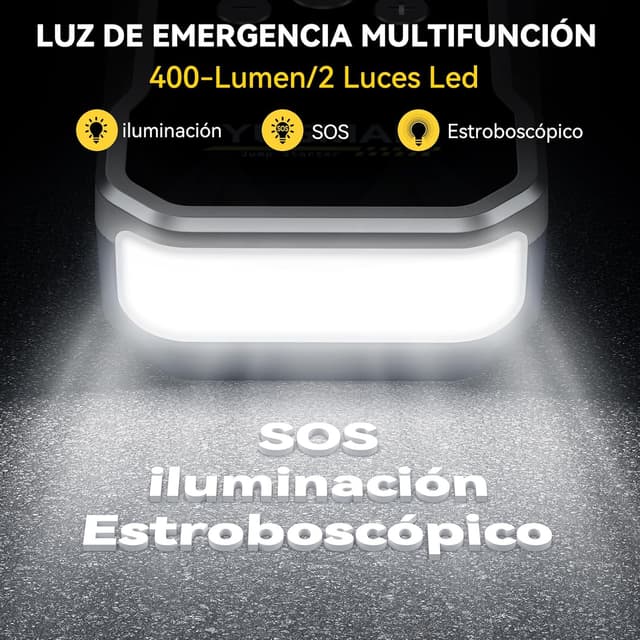 Thumbnail 4 de YUSMAN Arrancador de baterías 12V 7000A 15800mAh