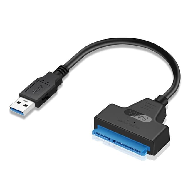 Detalle de Herfair USB 3.0 to SATA Cable Adapter for 2.5-inch SATA SSD/HDD (22-pin)