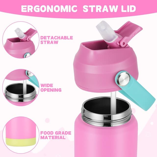 Thumbnail 3 de AMFUN Borraccia Bambini Acciaio Inox 350 ml per scuola e asilo 🚰