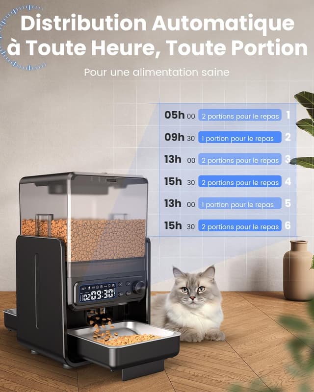 Thumbnail 6 de Cityflee Distributeur automatique pour 2 chats 5L