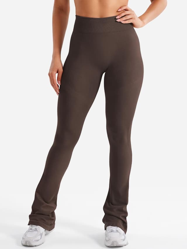 Detalle de ZAAYO Flared Leggings für Yoga mit Scrunch Butt