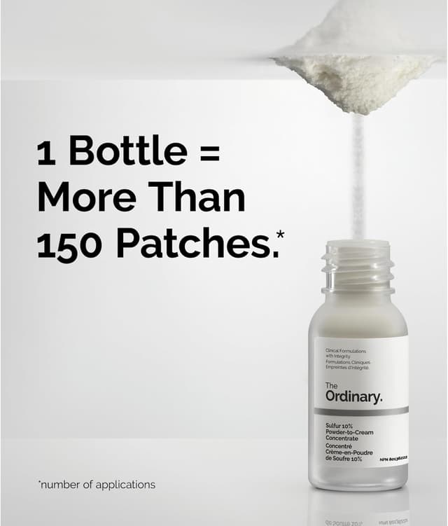 Detalle 2 de The Ordinary Sulfur 10% spot concentrate 5g