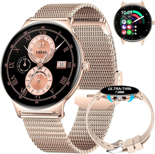 Imagen de Women's Smart Watch for Android iOS with Bluetooth Phone Calls 1.43" AMOLED en OfertitasTOP