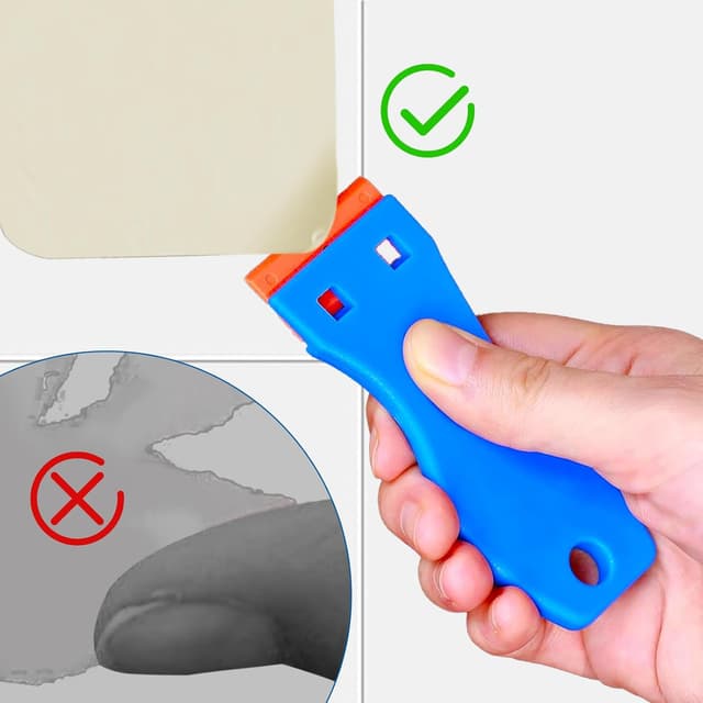 Thumbnail 5 de 2Pcs Plastic Scraper 100 blades — scraper kit