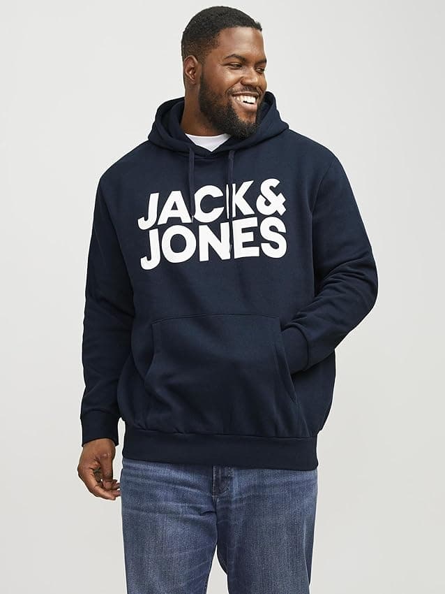 Detalle 2 de JACK & JONES JJECORP PS Sudadera con capucha XXL