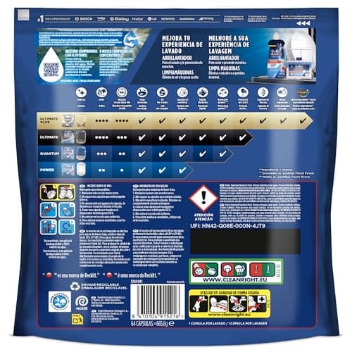Detalle 2 de FINISH QUANTUM R 64 pastillas para lavavajillas