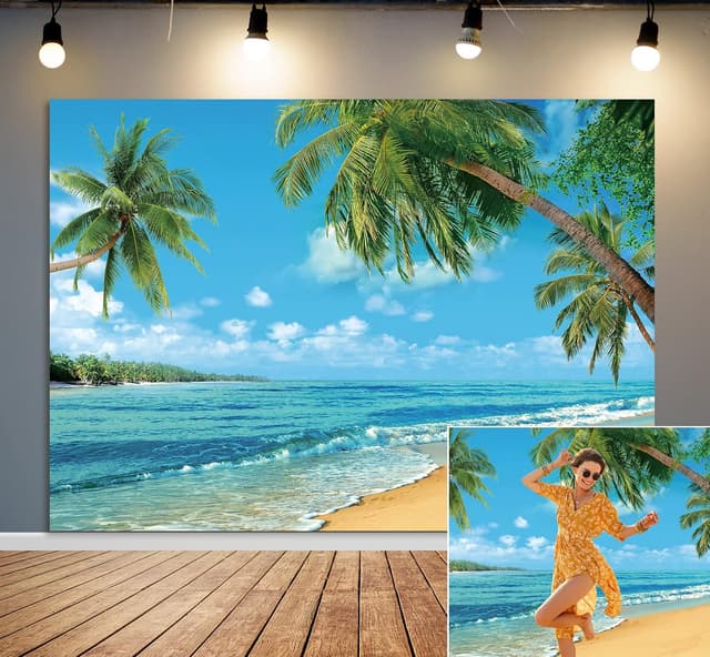 Detalle de BINQOO Beach008 Strand Hintergrund 2,1 m