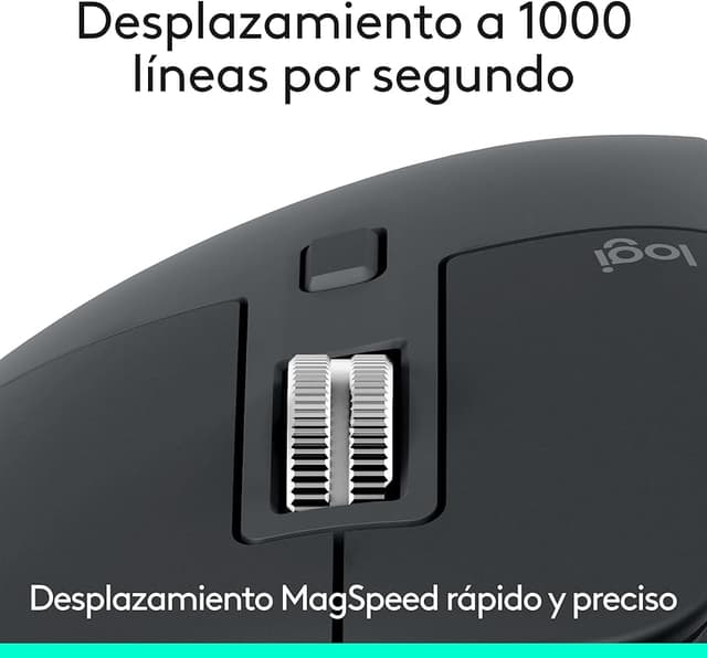 Detalle de Logitech MX Master 3S — Ratón inalámbrico 8K DPI 🖱