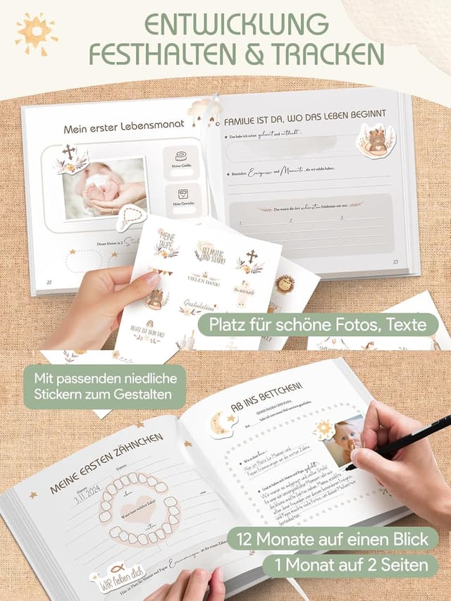 Thumbnail 5 de Mein erstes Jahr Babyalbum 84 Seiten