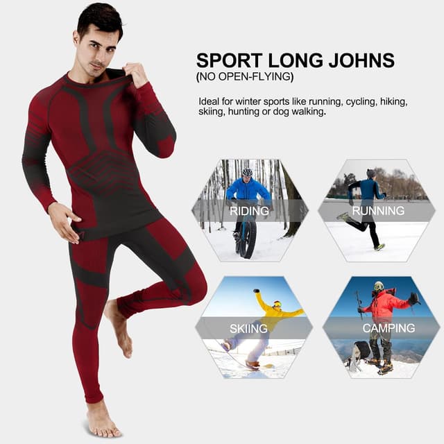 Thumbnail 4 de MEETYOO Intimo termico uomo Maglia e Leggings