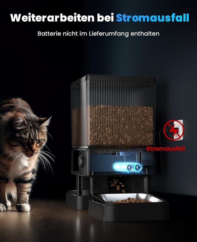 Thumbnail 6 de Oneisall 5L Futterautomat Katze 2 Näpfe 5G/2.4G WiFi