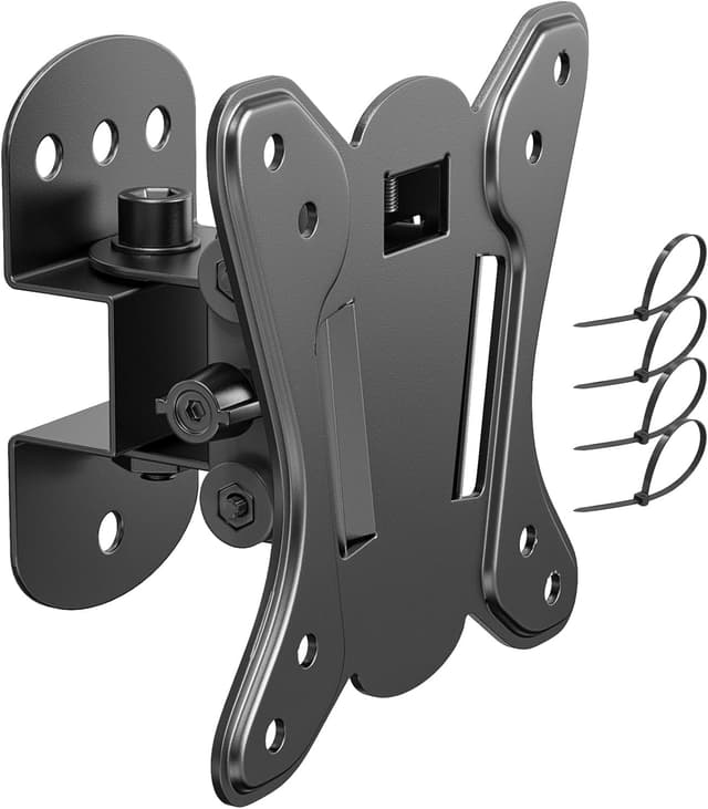 Detalle de PUTORSEN 13–30 inch TV Wall Bracket (Tilt Swivel) for LCD/LED TVs & Monitors, VESA 75x75/100x100, up to 55lbs, Black