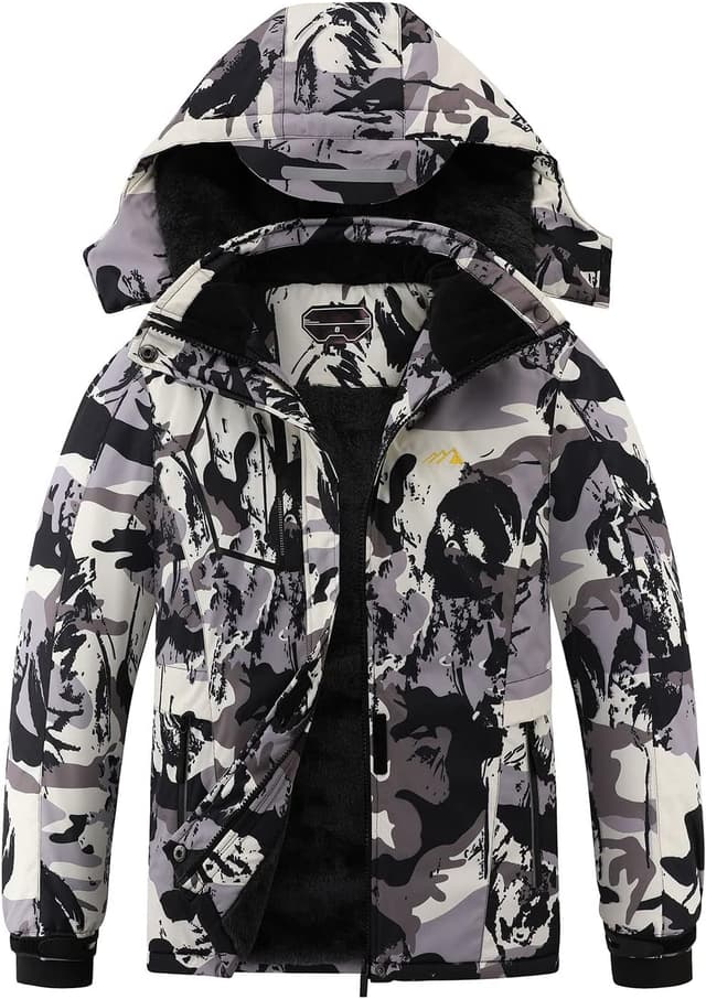 Detalle 2 de Kid's Ski Jacket with Detachable Hood ⚡