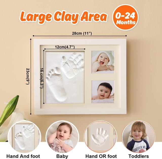 Thumbnail 4 de PewinGo Footprint & Handprint Clay Kit for Babies
