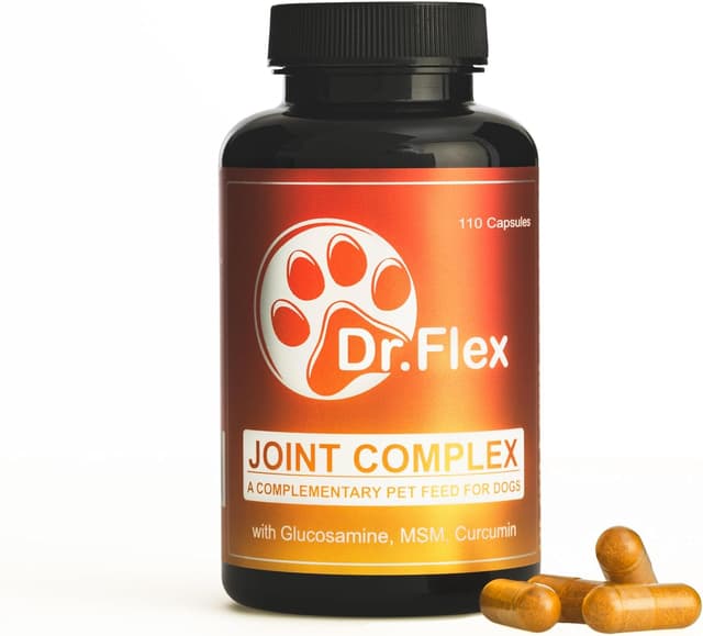 Detalle de Dr. Flex Complexe Articulaire & Osseux pour chiens – 110 gélules, glucosamine, chondroïtine, MSM, curcuma & pipérine