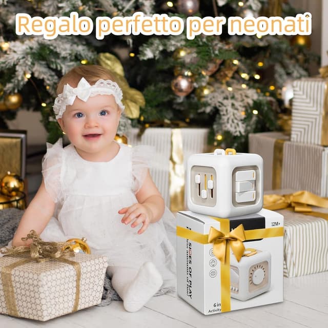 Thumbnail 1 de VORENUS Cubo attività 6-in-1 Montessori per bambini 12+ mesi