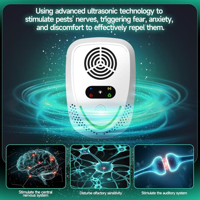 Detalle de Gecool 2026 ultrasonic pest repeller 6 pack