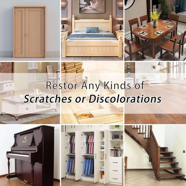 Thumbnail 6 de Laminate Floor Repair Kit with Beeswax Wood Filler – Scratch, crack & hole repair set