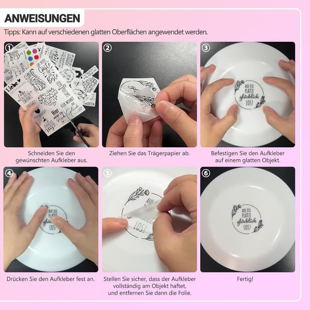 Thumbnail 2 de Tixlux Transferaufkleber 19x14 cm 🎨