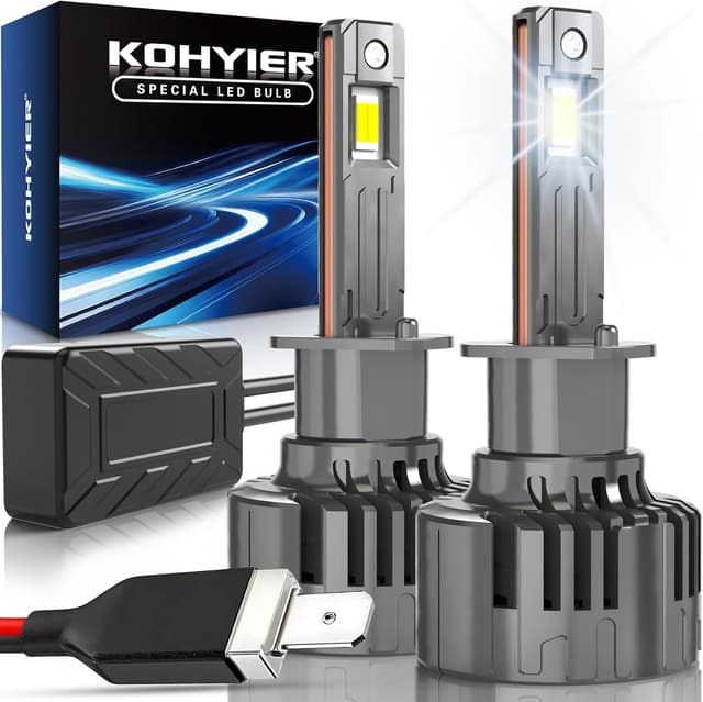 Detalle de KOHYIER H1 LED Headlight Bulb (H1) 6500K Plug & Play, 2-pack