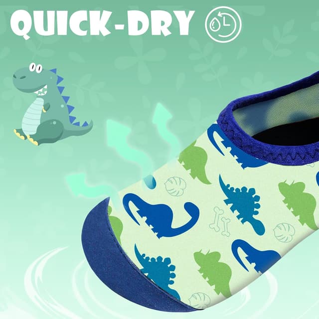 Detalle de WateLves Badeschuhe für Baby & Kinder (gr 14–31) – Wasserschuhe ohne Schnürsenkel für Strand, Pool & Freizeit